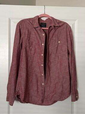 J. Crew Factory Men's Button-Down Shirt in Rose